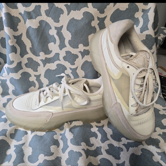 Reebok Club C Cardi B Sneakers Shoes Chalk White H01012 Women’s Size US 8 - Picture 1 of 9